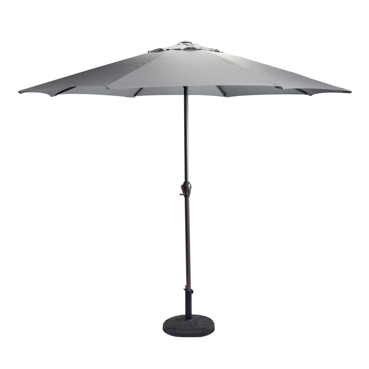 9ft. Outdoor Patio Market Umbrella with Hand Crank & Tilt